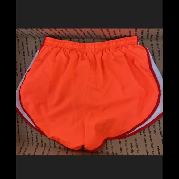 Nike Orange Multi-colored Dri-Fit Logo Shorts - Picture 3 of 5